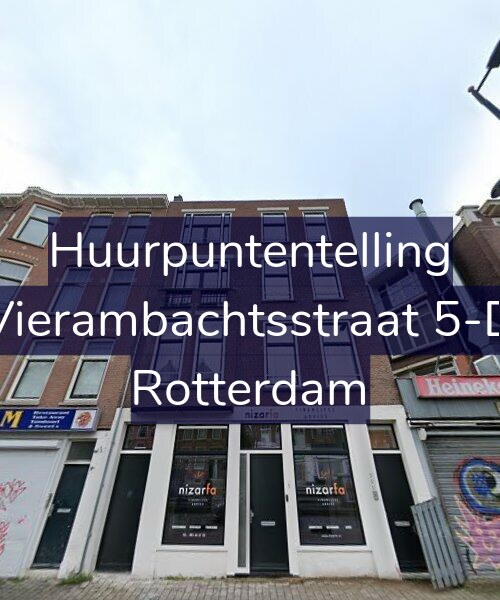 Foto gevel Huurpuntentelling voor Vierambachtsstraat 5-D, Rotterdam
