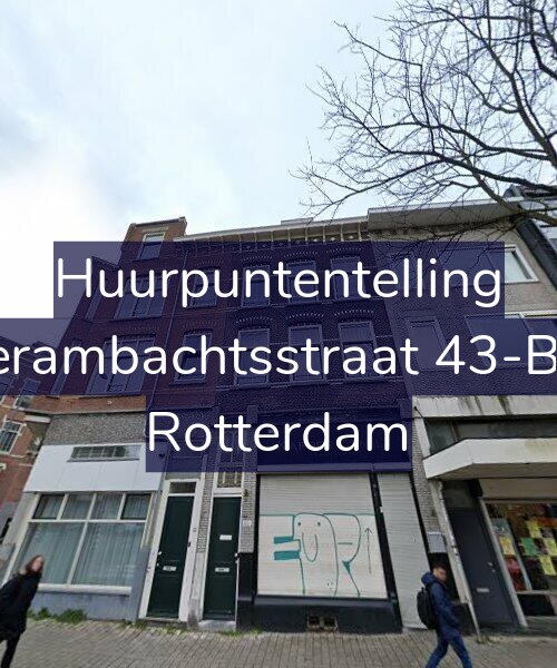 Foto gevel Huurpuntentelling voor Vierambachtsstraat 43-B01, Rotterdam