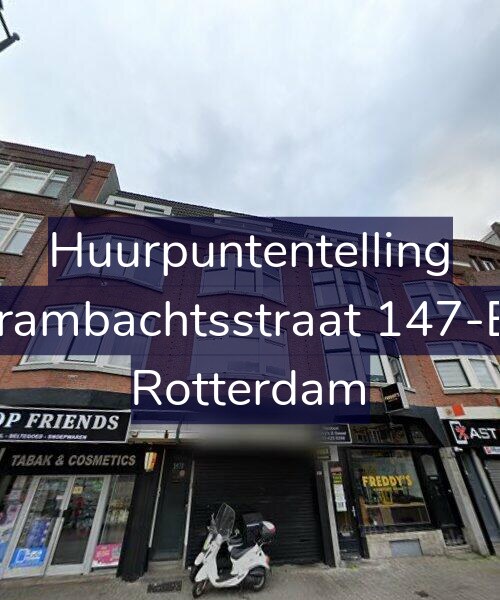 Foto gevel Huurpuntentelling voor Vierambachtsstraat 147-B01, Rotterdam