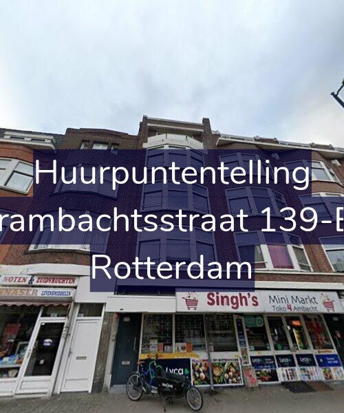 Foto gevel Huurpuntentelling voor Vierambachtsstraat 139-B02, Rotterdam