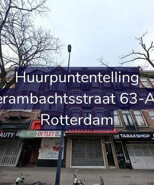 Foto gevel Huurpuntentelling voor Vierambachtsstraat 63-A03, Rotterdam