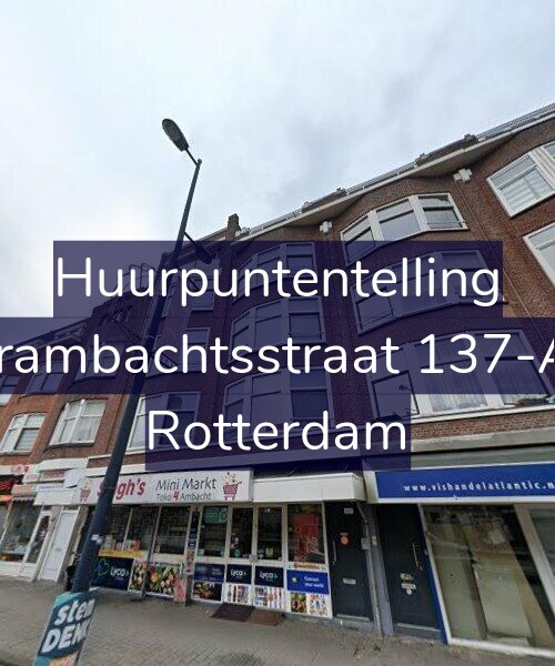 Foto gevel Huurpuntentelling voor Vierambachtsstraat 137-A02, Rotterdam