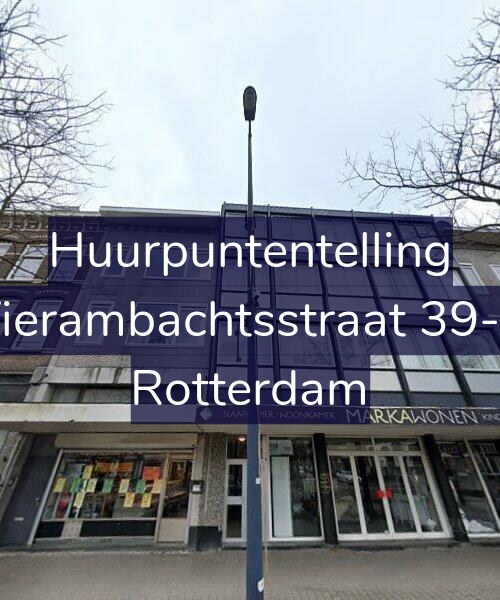 Foto gevel Huurpuntentelling voor Vierambachtsstraat 39-B, Rotterdam