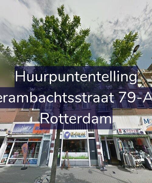 Foto gevel Huurpuntentelling voor Vierambachtsstraat 79-A01, Rotterdam