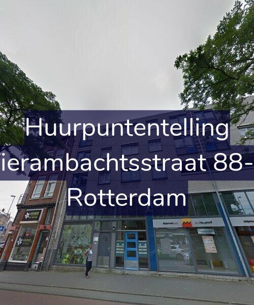 Foto gevel Huurpuntentelling voor Vierambachtsstraat 88-B, Rotterdam