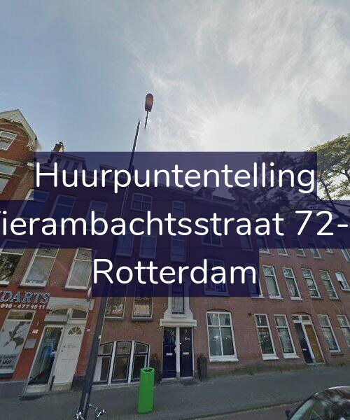 Foto gevel Huurpuntentelling voor Vierambachtsstraat 72-B, Rotterdam