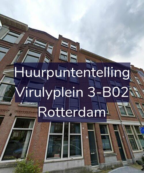 Foto gevel Huurpuntentelling voor Virulyplein 3-B02, Rotterdam