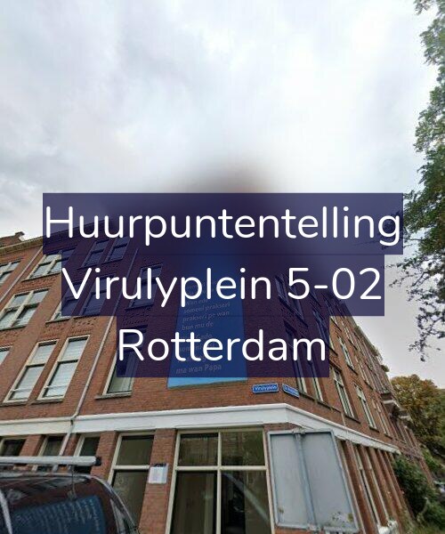 Foto gevel Huurpuntentelling voor Virulyplein 5-02, Rotterdam