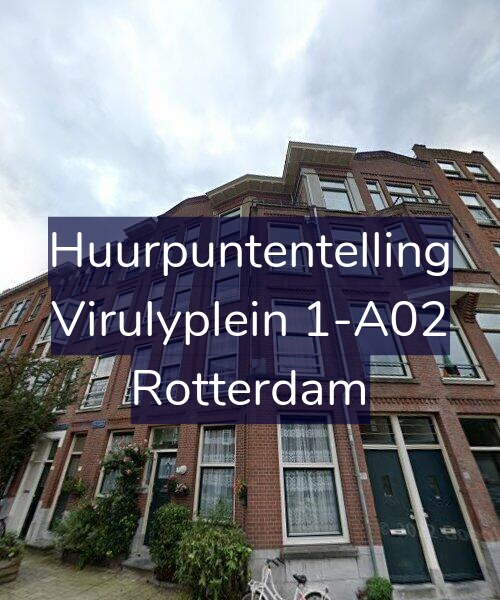 Foto gevel Huurpuntentelling voor Virulyplein 1-A02, Rotterdam