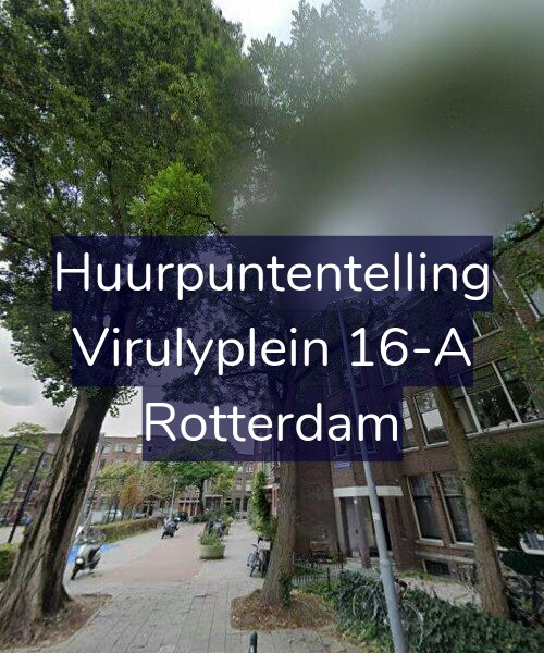 Foto gevel Huurpuntentelling voor Virulyplein 16-A, Rotterdam