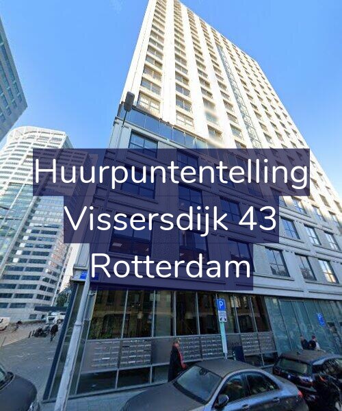 Foto gevel Huurpuntentelling voor Vissersdijk 43, Rotterdam