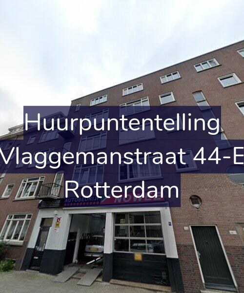 Foto gevel Huurpuntentelling voor Vlaggemanstraat 44-E, Rotterdam