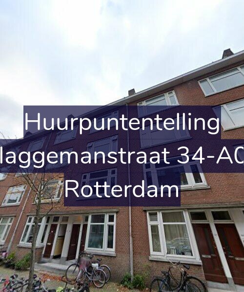 Foto gevel Huurpuntentelling voor Vlaggemanstraat 34-A01, Rotterdam
