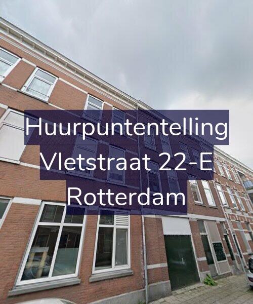 Foto gevel Huurpuntentelling voor Vletstraat 22-E, Rotterdam