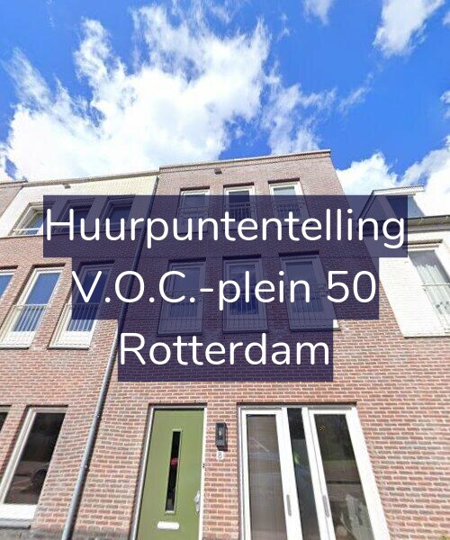 Foto gevel Huurpuntentelling voor V.O.C.-plein 50, Rotterdam
