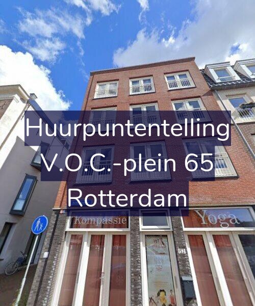 Foto gevel Huurpuntentelling voor V.O.C.-plein 65, Rotterdam