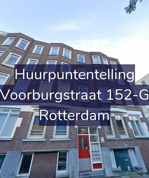Foto gevel Huurpuntentelling voor Voorburgstraat 152-G, Rotterdam