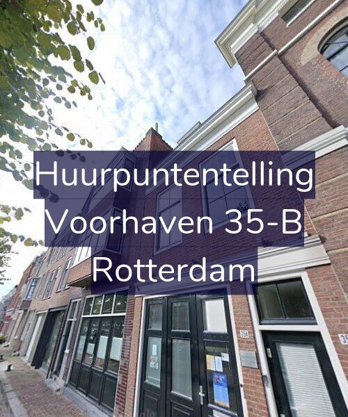 Foto gevel Huurpuntentelling voor Voorhaven 35-B, Rotterdam