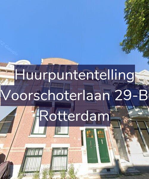 Foto gevel Huurpuntentelling voor Voorschoterlaan 29-B, Rotterdam