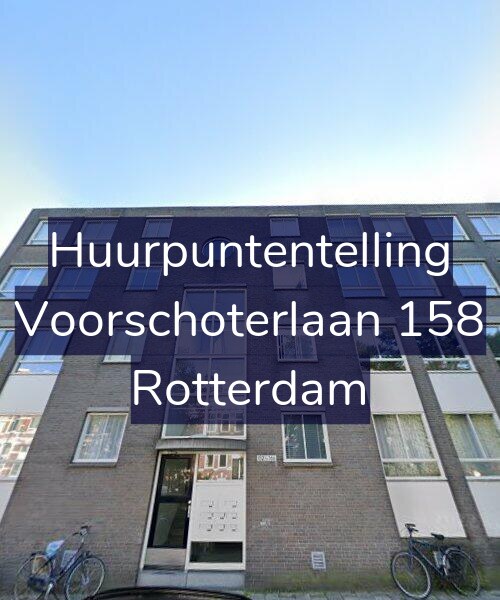 Foto gevel Huurpuntentelling voor Voorschoterlaan 158, Rotterdam