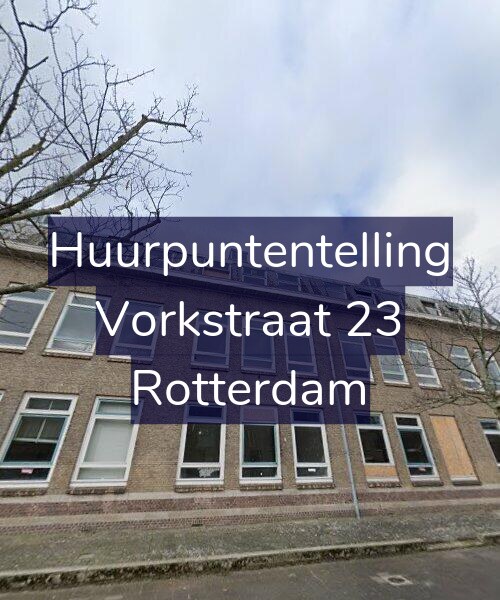 Foto gevel Huurpuntentelling voor Vorkstraat 23, Rotterdam