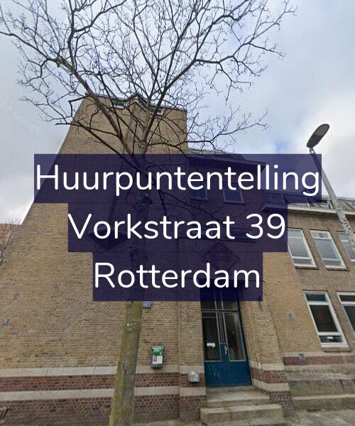 Foto gevel Huurpuntentelling voor Vorkstraat 39, Rotterdam