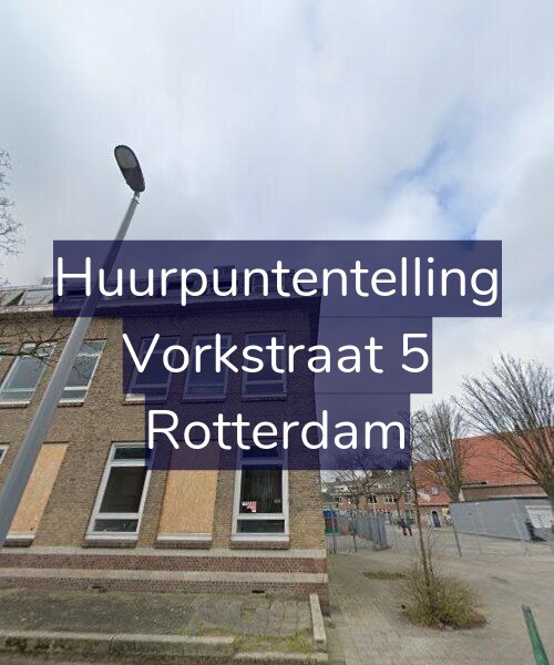 Foto gevel Huurpuntentelling voor Vorkstraat 5, Rotterdam