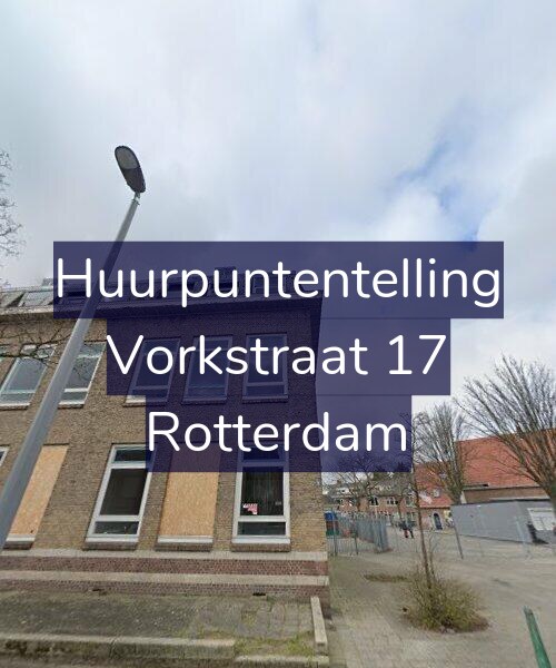 Foto gevel Huurpuntentelling voor Vorkstraat 17, Rotterdam