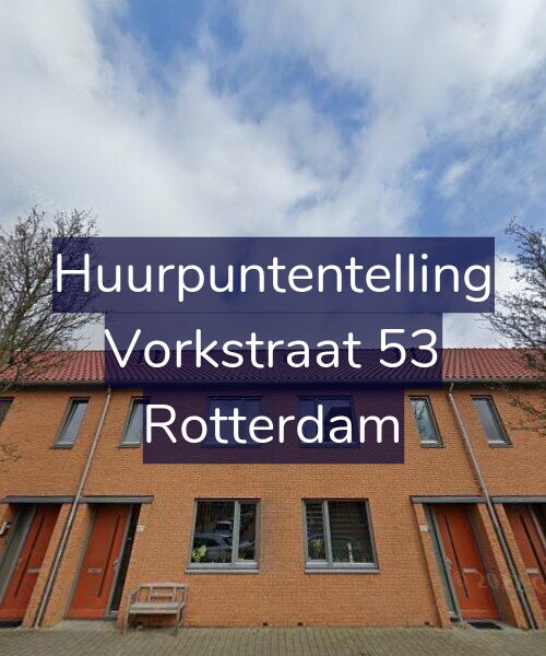 Foto gevel Huurpuntentelling voor Vorkstraat 53, Rotterdam