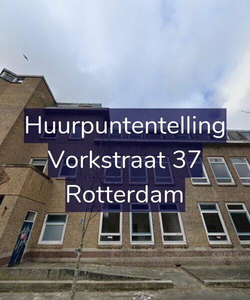 Foto gevel Huurpuntentelling voor Vorkstraat 37, Rotterdam