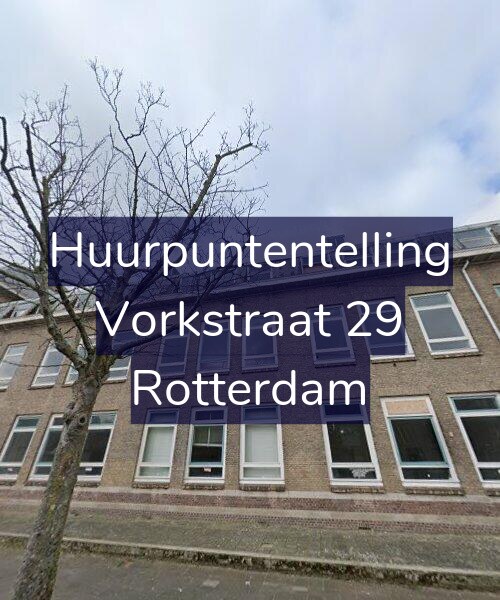Foto gevel Huurpuntentelling voor Vorkstraat 29, Rotterdam