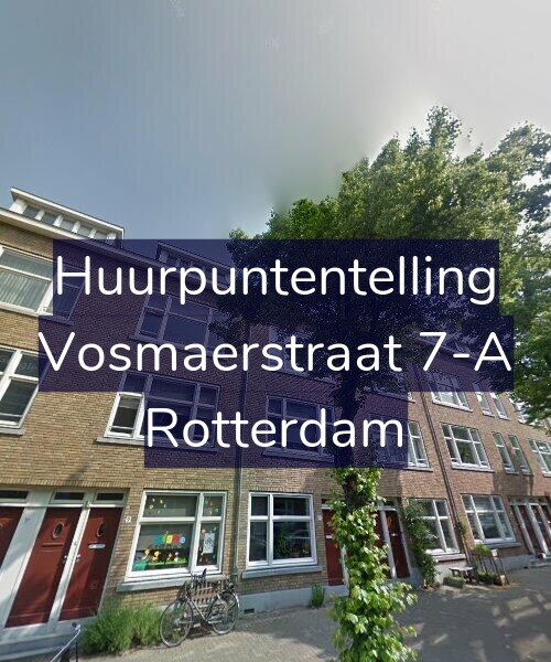 Foto gevel Huurpuntentelling voor Vosmaerstraat 7-A, Rotterdam