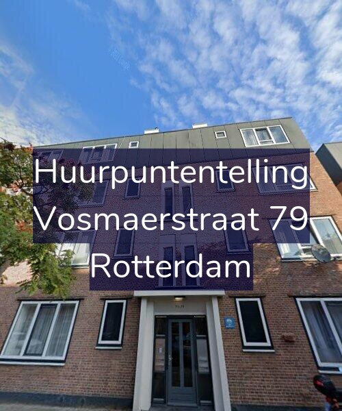 Foto gevel Huurpuntentelling voor Vosmaerstraat 79, Rotterdam