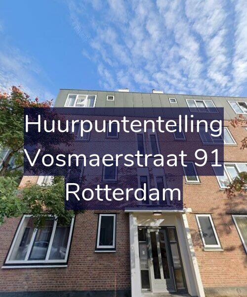 Foto gevel Huurpuntentelling voor Vosmaerstraat 91, Rotterdam