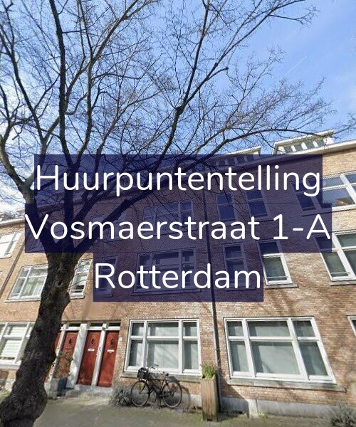 Foto gevel Huurpuntentelling voor Vosmaerstraat 1-A, Rotterdam