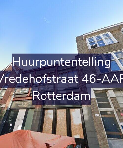 Foto gevel Huurpuntentelling voor Vredehofstraat 46-AAR, Rotterdam