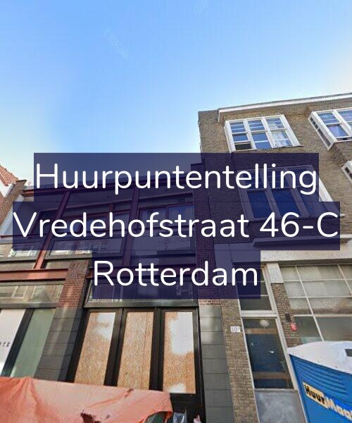 Foto gevel Huurpuntentelling voor Vredehofstraat 46-C, Rotterdam