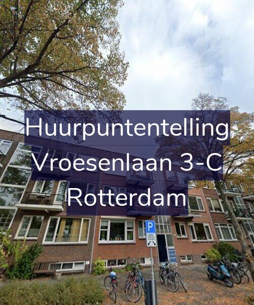 Foto gevel Huurpuntentelling voor Vroesenlaan 3-C, Rotterdam