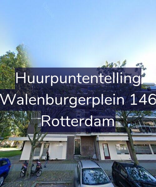 Foto gevel Huurpuntentelling voor Walenburgerplein 146, Rotterdam