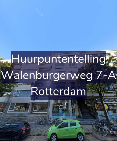 Foto gevel Huurpuntentelling voor Walenburgerweg 7-A, Rotterdam