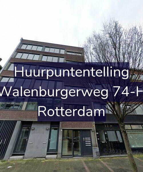 Foto gevel Huurpuntentelling voor Walenburgerweg 74-H, Rotterdam