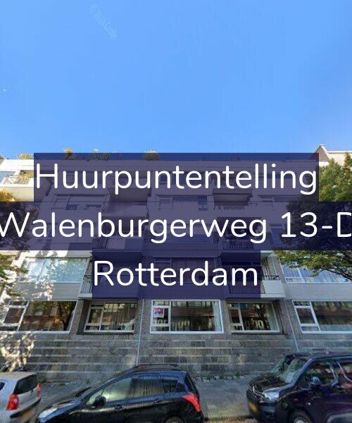 Foto gevel Huurpuntentelling voor Walenburgerweg 13-D, Rotterdam