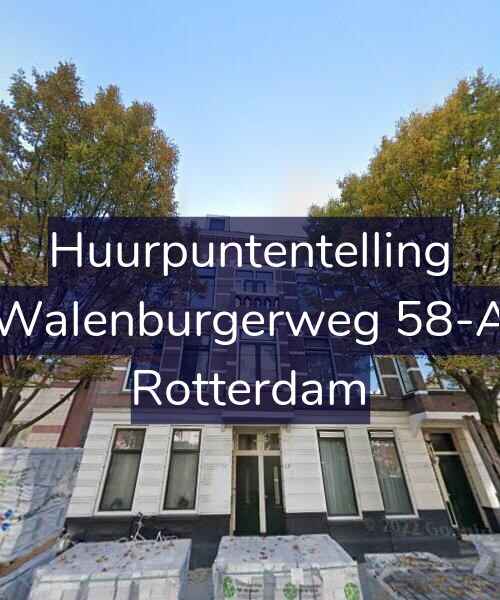 Foto gevel Huurpuntentelling voor Walenburgerweg 58-A, Rotterdam