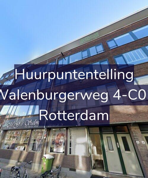 Foto gevel Huurpuntentelling voor Walenburgerweg 4-C02, Rotterdam