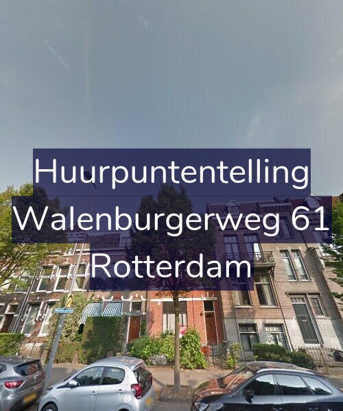 Foto gevel Huurpuntentelling voor Walenburgerweg 61, Rotterdam