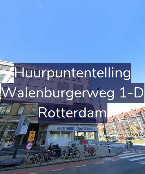 Foto gevel Huurpuntentelling voor Walenburgerweg 1-D, Rotterdam