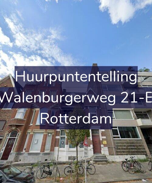 Foto gevel Huurpuntentelling voor Walenburgerweg 21-B, Rotterdam