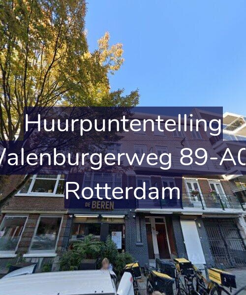 Foto gevel Huurpuntentelling voor Walenburgerweg 89-A02, Rotterdam