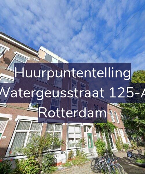 Foto gevel Huurpuntentelling voor Watergeusstraat 125-A, Rotterdam