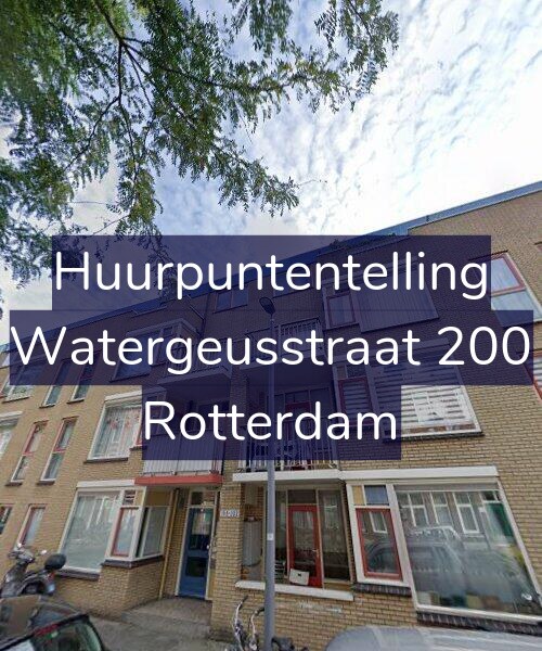 Foto gevel Huurpuntentelling voor Watergeusstraat 200, Rotterdam